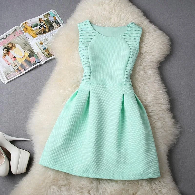 mint green dress