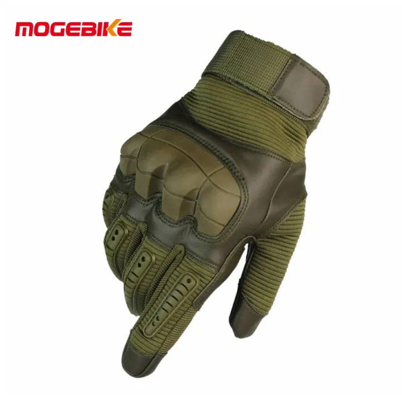 

Motorcycle Gloves Motorcycle Protective Gears Motocross Glove Touch Screen Men's Military Rubber Hard Knuckle Full Finger Gloves