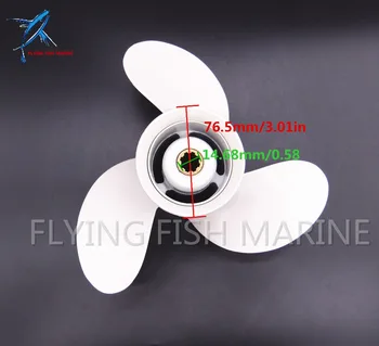 

Boat Engine Propeller 9 1/4X9-J for Yamaha 9.9HP 15HP Outboard Motors 63V-45945-00-EL 683-45945-00-EL
