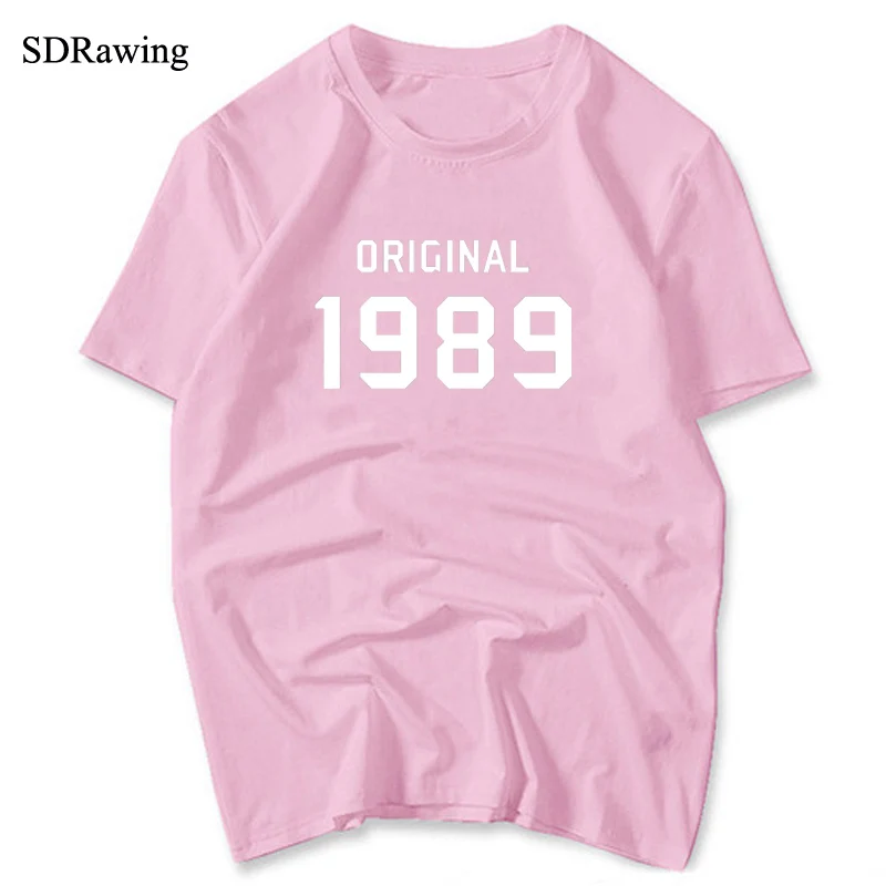 

Original 1989 Print Women t shirt Cotton Casual Funny t shirt For Lady Girl Top Tee Hipster Tumblr Drop Ship