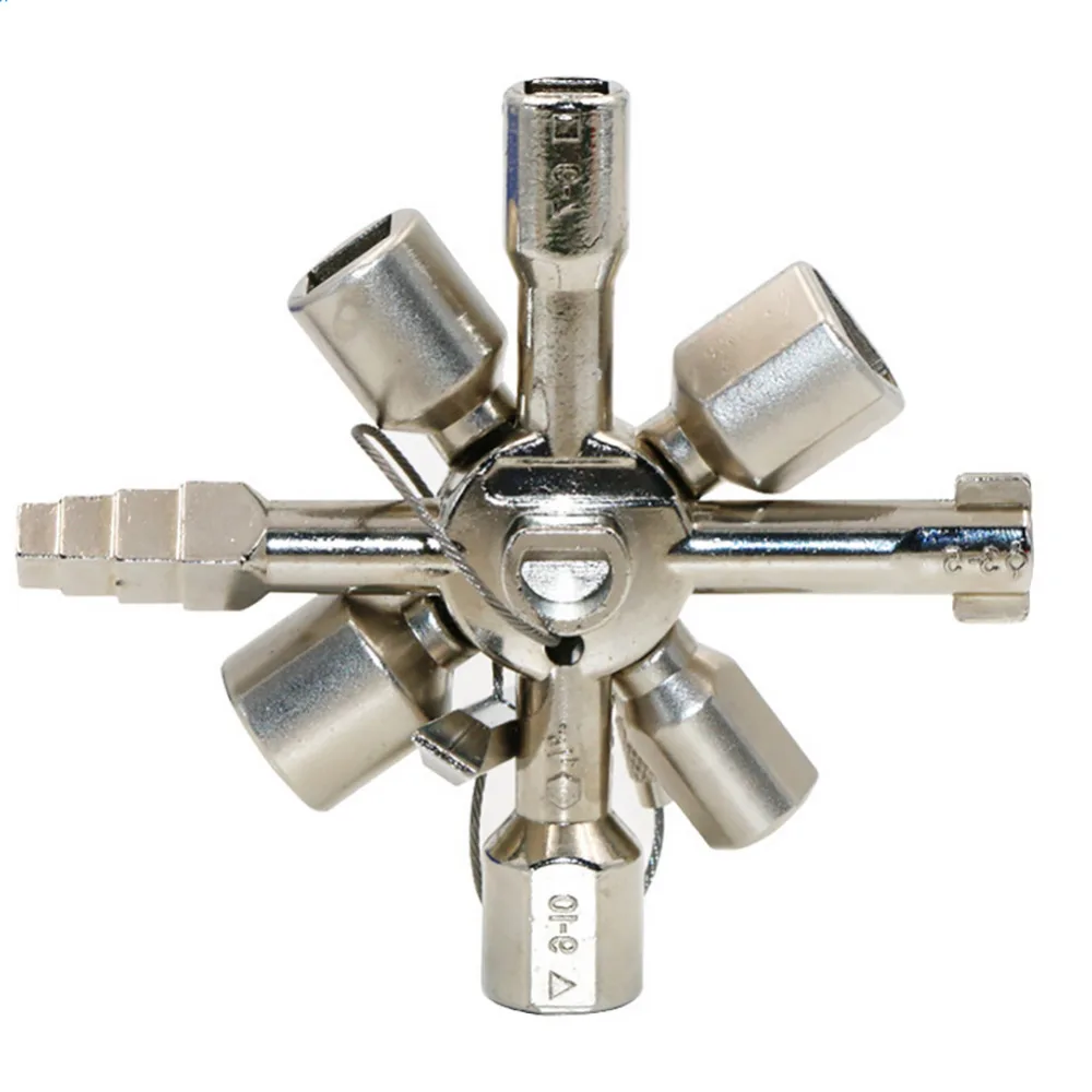10 In 1 Mini Universal Cross Key Plumber Keys Service Utility Key Multifuncation Socket Wrench For Gas Electric Meter Cabinets 10 In 1 Mini Universal Cross Key Plumber Keys Service Utility Key Multifuncation Socket Wrench For Gas Electric Meter Cabinets