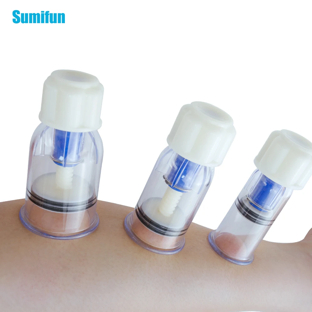 Sumifun Massage Suction Cup Acupuncture Massage Cupping Therapy Set Thicken Vacuum