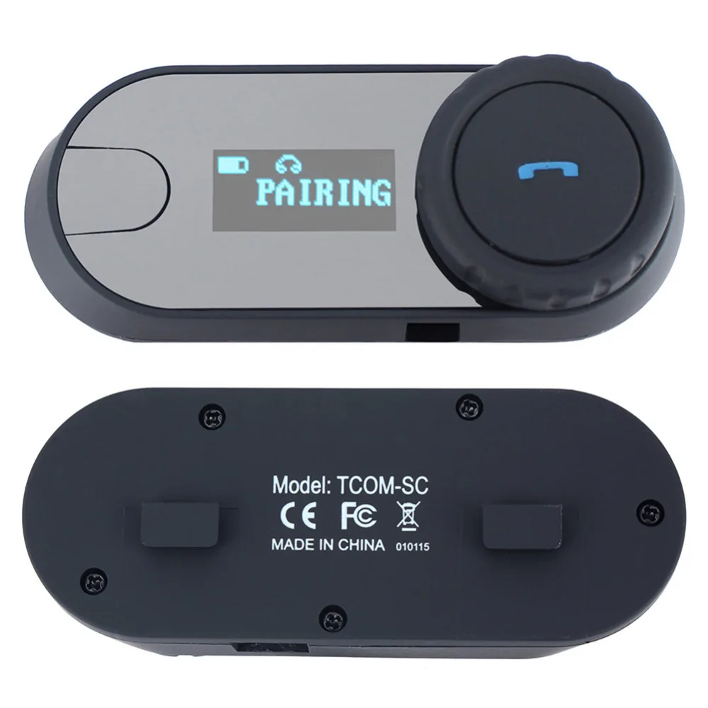 

New 2018 Intercom Helmet Bluetooth Headset Motorcycle Communication Intercomunicador 800M Range Motorcycle Bluetooth Interphone
