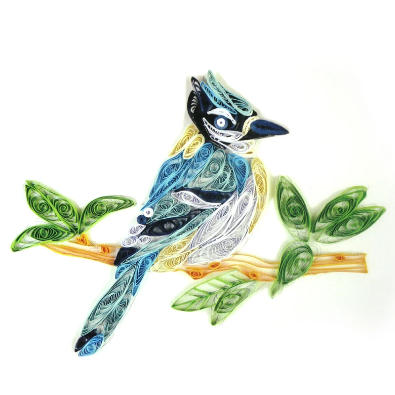 Paper Quilling Art Craft DIY Strips Kit Scrapbooking Educational Kid Adult Games Craft Flower