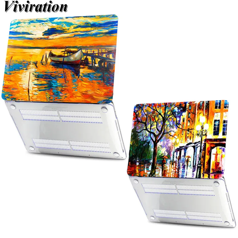 

Fashion Afremov Oil Painting Series Printing Protective Cover Skin Shell For Macbook Air Pro Retina 11 12 13 15 13.3 A1278 Case
