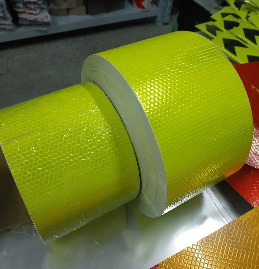 10CM Wide Fluorescent Reflective Sticker