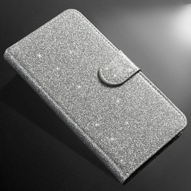Чехлы для Samsung Galaxy J3, J4, J5, J6, A2 Core,,,,, чехол, роскошный винтажный кошелек, Магнитный Флип, кожаный чехол - Цвет: silver