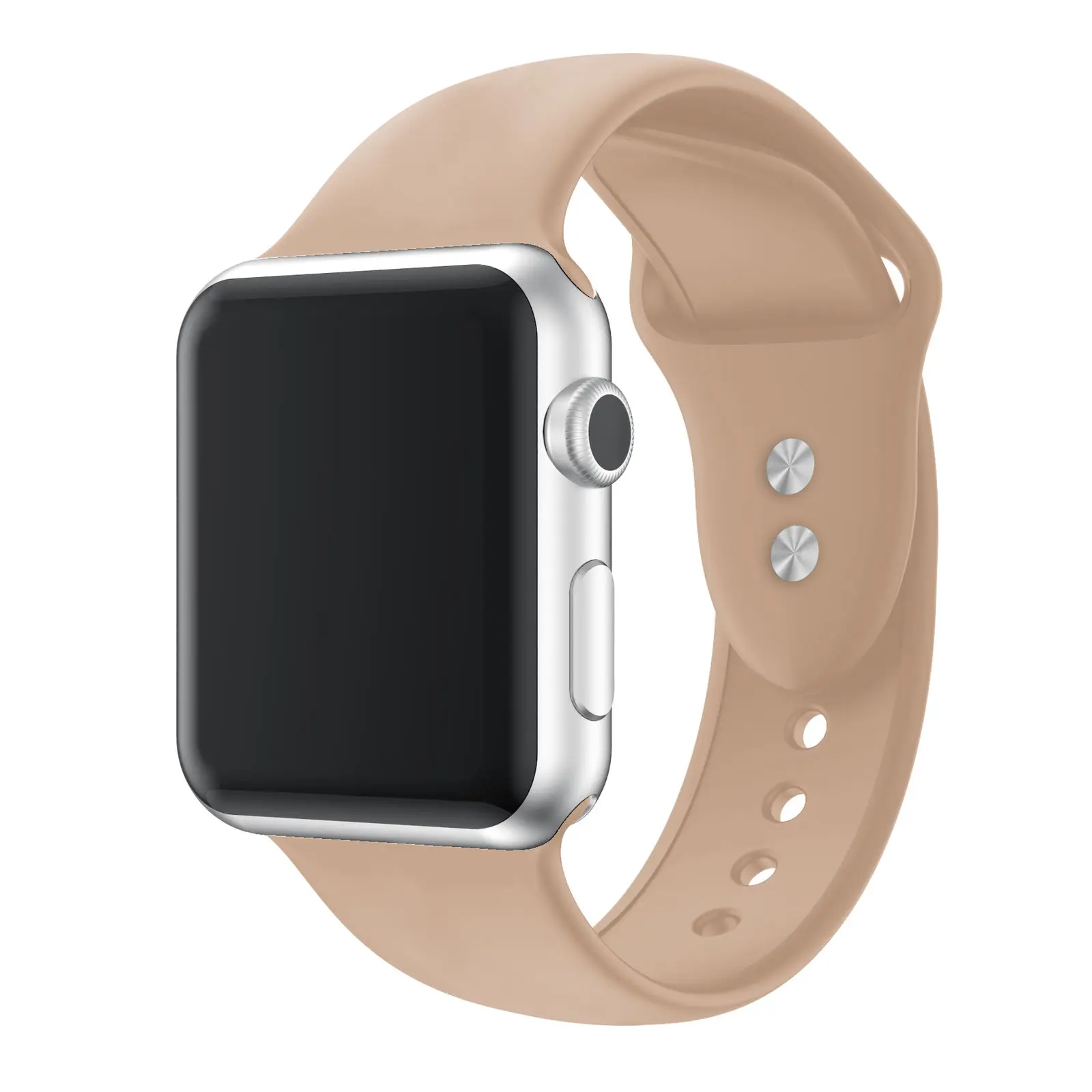 19 цветов силиконовый ремешок на запястье браслет Замена для Apple Watch iWatch серия 3/2 38 мм 42 мм - Цвет: H