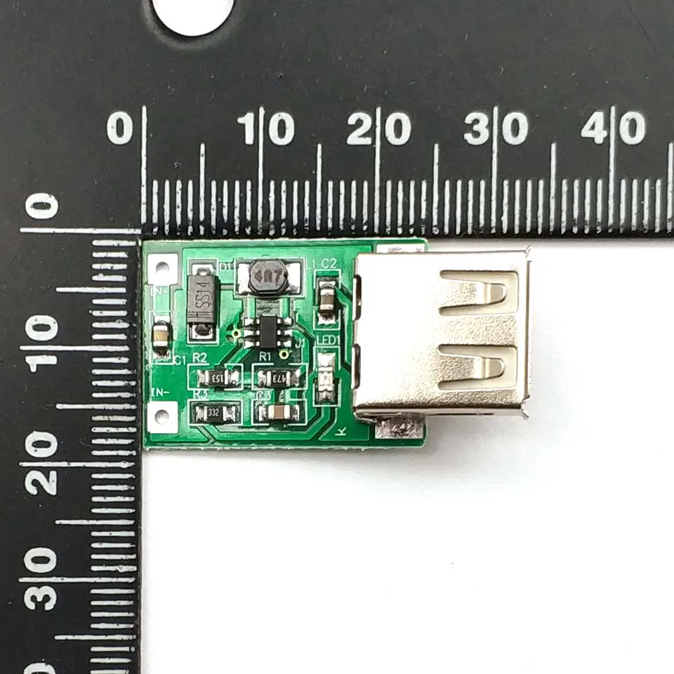0.9в ~ 5В до 600мА USB выходное зарядное устройство Повышающий Модуль питания мини DC
