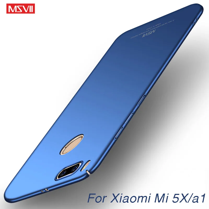 

xiaomi mi 5x case msvii for Xiaomi Mi A1 case xiaomi mi 5x case cover Smooth Hard PC Back cover for xiaomi mia1 mi5x a1 5x cases
