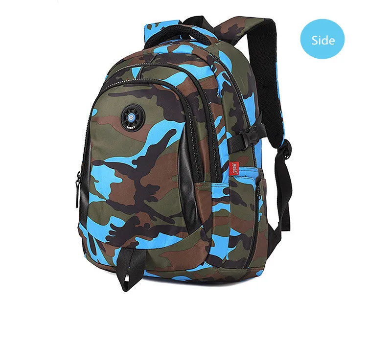 new 2018 children school bags for boys rucksack camouflage backpack