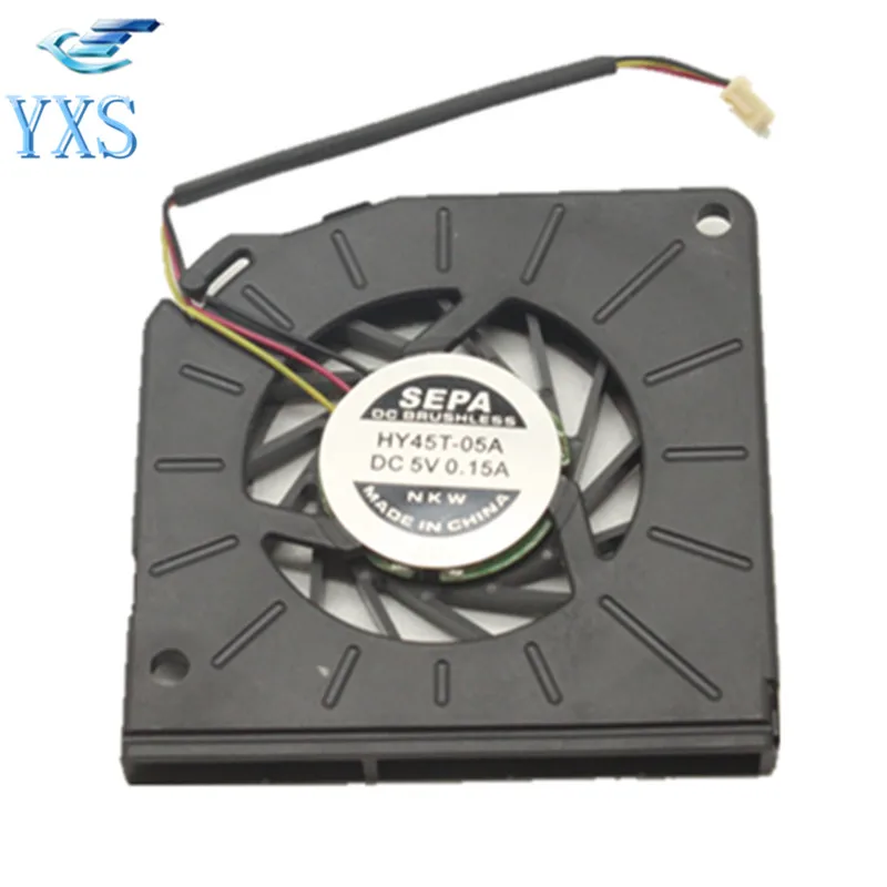 

HY45T-05A Notebook Fan HY45T-05A DC 5V 0.15A 4505 45*45*5mm 3 Wires Cooling Fan