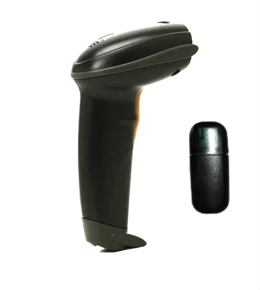 

Multi-language  2.4G Wireless  Bar code Scanner Portable Reader 650nm Laser gun with USB cable for supermaket