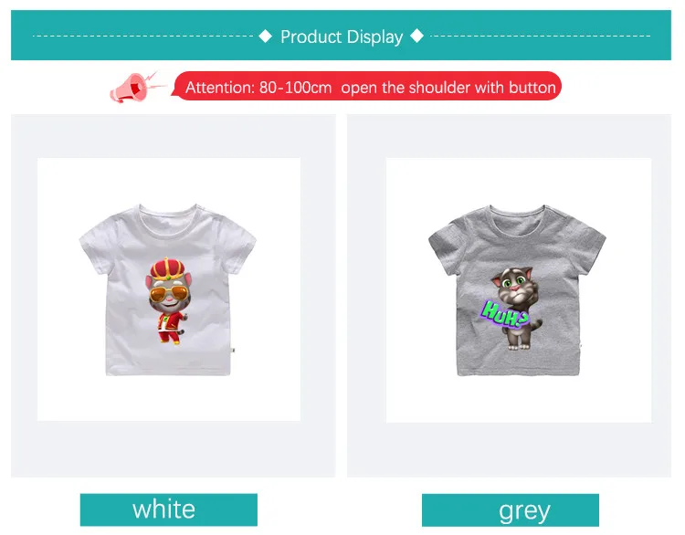 Популярные Детские любимые онлайн-игры, футболка для мальчиков с принтом «Том-кот», летняя футболка, костюмы с героями мультфильмов «Том-Кот» и «его друзья»