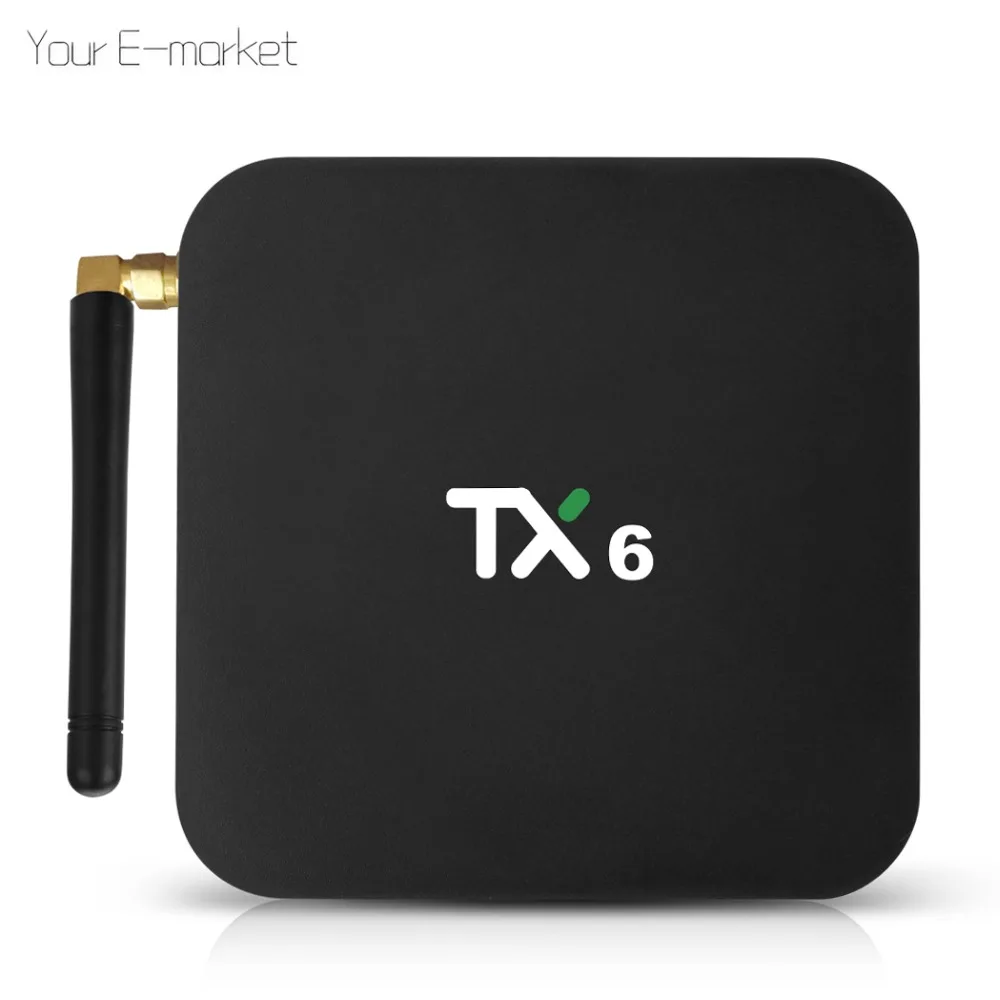 Tanix TX6 ТВ Android 9 0 Smart коробка DDR3 4G 32G Allwinner H6 4 ядра Декодер каналов кабельного