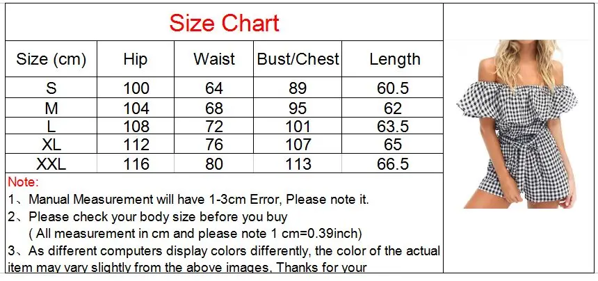 С открытыми плечами женский тонкий клетчатый комбинезон летняя пляжная одежда оборками комбинезон женские Комбинезоны Комбинезон Combinaison Femme