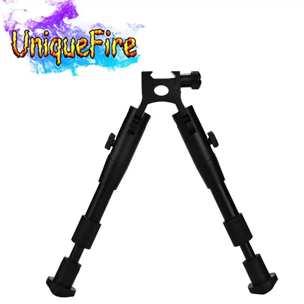 

UniqueFire Scope Foldable Bipod 3 inches Adjustable Metal Spring Return Rest Fit for 20mm Picatinny/Weaver Rail