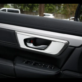 

Stainless Steel For Honda CR-V CRV 2017 2018 Accessories Car Inner Door Bowl Protector Frame Panel Cover Trim Car Styling 4Pcs