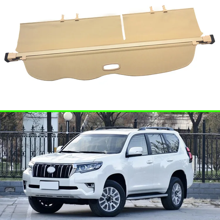 Для TOYOTA Land Cruiser Prado J150 2010 2019 алюминиевая + холщовая задняя крышка для груза