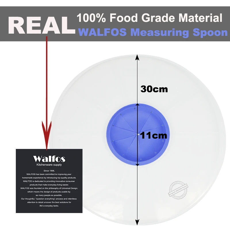 WALFOS Пищевая силиконовая чаша для яиц венчик крышка экрана крышка от брызг выпечки Кухонные инструменты для приготовления пищи