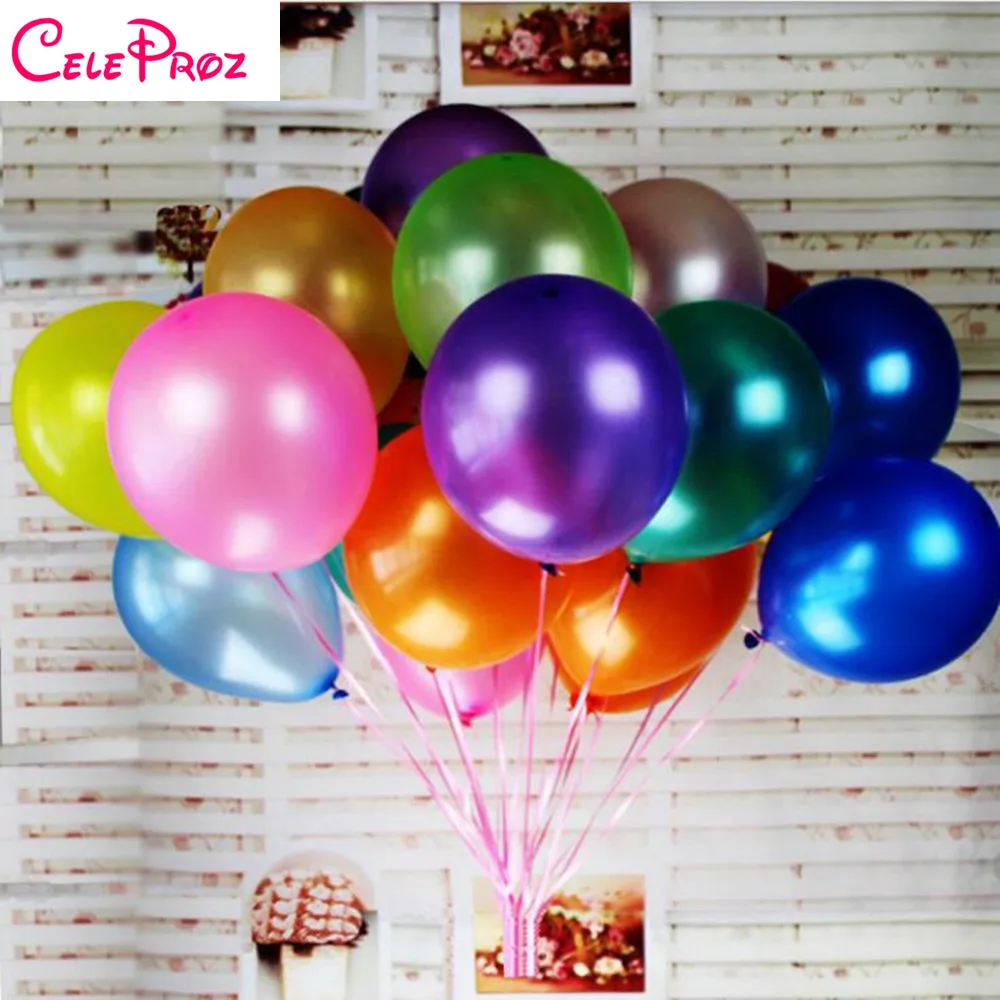 

30Pcs 10inch Latex Helium Balloons Mettalic Pearl Balloon Ball Arch Thickening Pearl Wedding Party Birthday Balloon Decoration