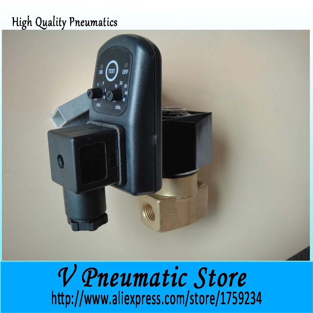 V-AB41 серии 2/2 способ прямого действия таймер Соленоидный клапан