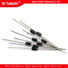 100 шт. с выпрямительным диодом 1N5817 1N5819 1N5399 1N4937 1N4004 1N4001 1N4007 UF4007 HER107 FR207 FR157 FR107 RL207 DO-41