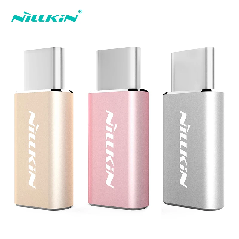 

Nillkin USB lens adapter cable type C micro usb to type-c adapter Charging sync data For nexus 5x 6p lumia 950 for xiaomi mi5