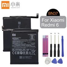 Xiao mi Оригинальная батарея для телефона BN37 для Xiao mi Red mi 6 Hong mi 6A 2900 мАч Высококачественная сменная батарея розничная pa