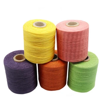 

1pc 210D Flat Wax Thread Polyester Hand Sewing Thread Strong and Durable Sewing Threads for Leather Bags,seat Cushion