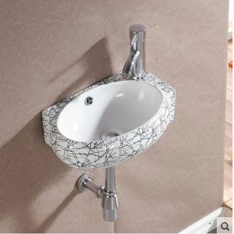 

Ceramic basin toilet hang hang a wall hanging the sink Small hang a wall lavatory basin of mini Angle