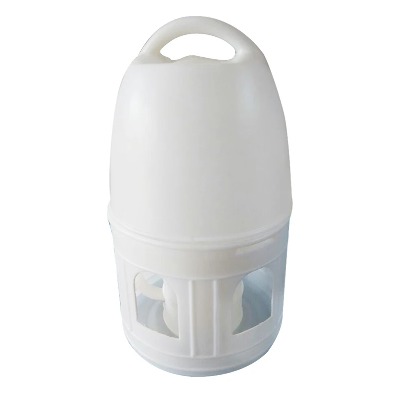 

Removeble Plastic White Drinker With Handle For Pigeons Bird Supplies 29Cm X 17Cm