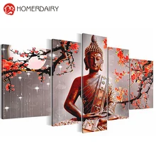 

HOMERDAIRY DIY Diamond Embroidery Full Drill Buddha Diamond Painting Cross Stitch Mosaic Multi-picture Combination Rhinestones