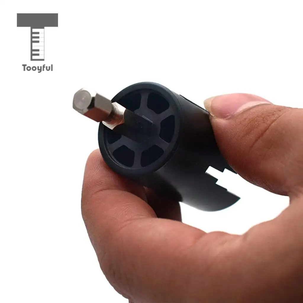 Tooyful Portable String Peg Puller Removal Head Electric Drill for Guitar Bass Banjo Repair Tool