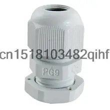 10 Шт. PG9 Белый Пластиковый Водонепроницаемый Кабельные Вводы Суставов
