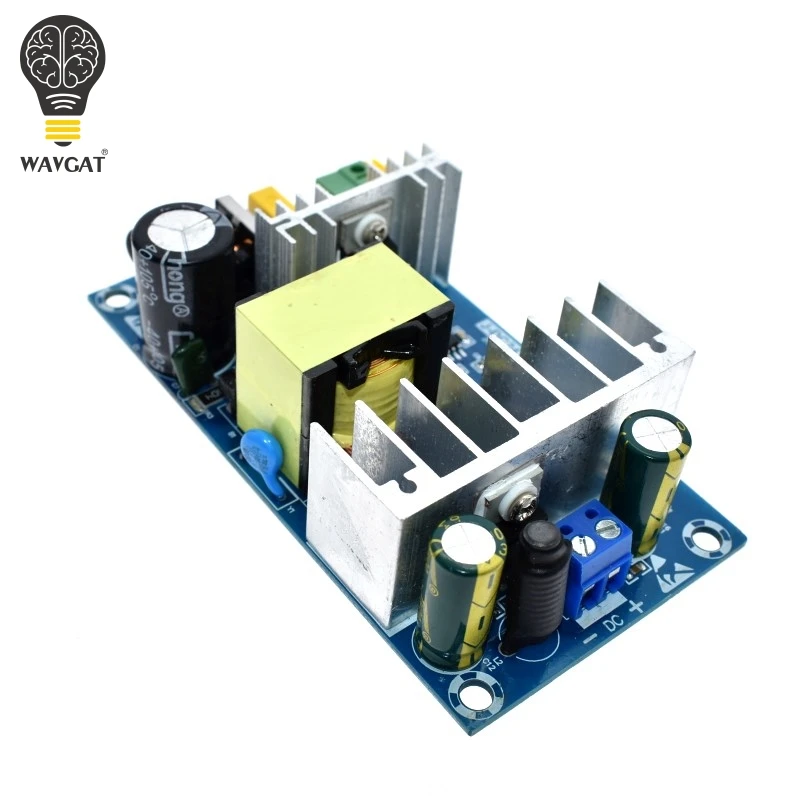 WAVGAT 100 240 В в постоянный ток 24 4A 6A Импульсный блок питания AC DC понижающий