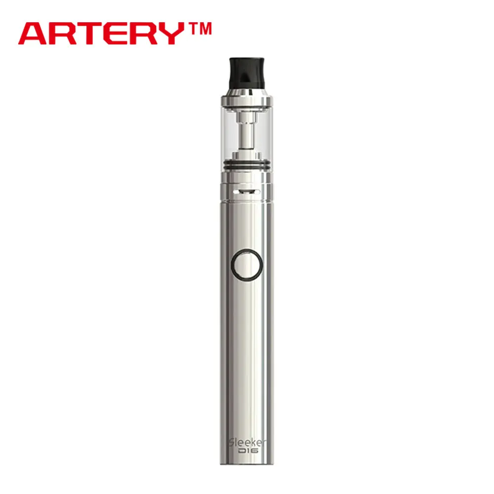 

Original Artery Sleeker D16 Starter Kit with 750mAh Battery & 2ml Tank Pen-stype Vape Kit Top Fill & Bottom Airflow