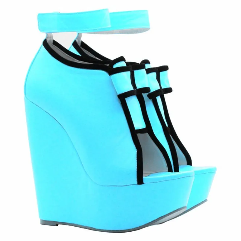 Themost Водонепроницаемый на платформе Высокий каблук Сандалии. wedges.2 цвета выбор.