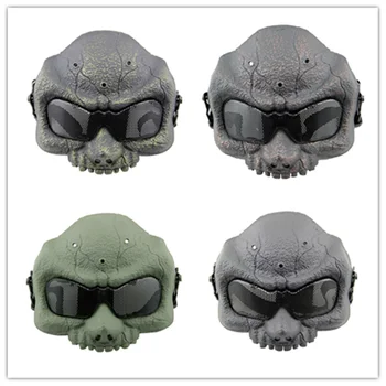 

MODIKER Half Face Skull Tactical Mask Outdoor Wargame CS Protective Mask Movie Prop Role Playing Paintball