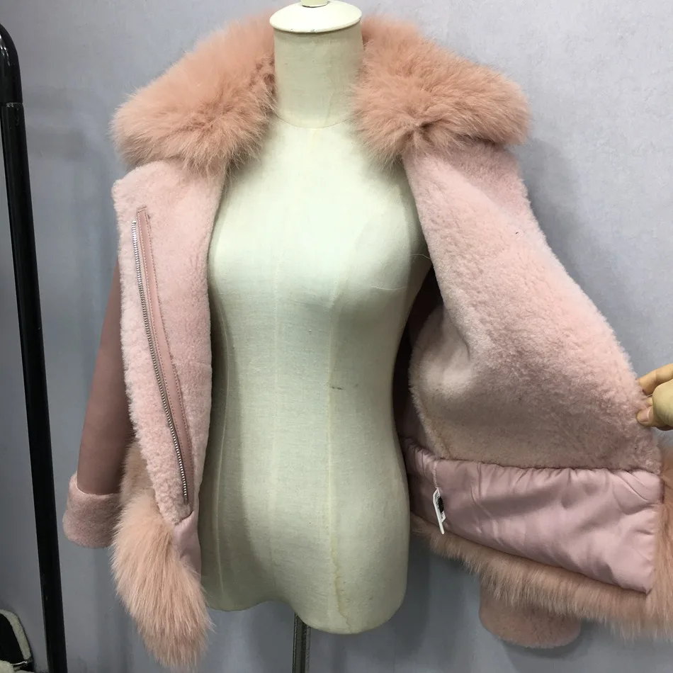 women genuine leather jacket with fur (31)