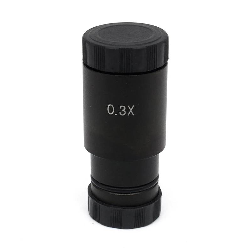 0.3X C-mount Adapter Lens for CCD CMOS Industrial Camera Digital Eyepiece Connected with Microscope Reduction Relay Lens