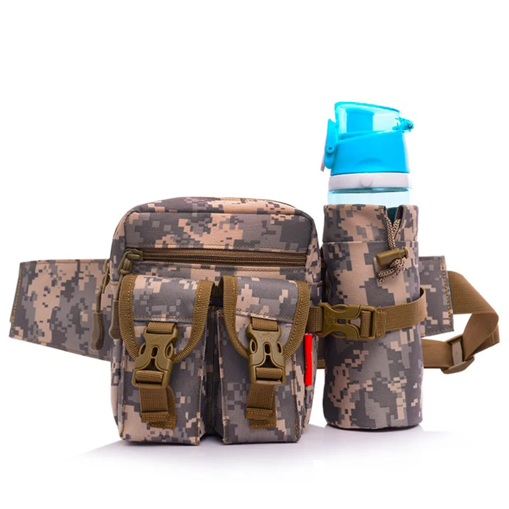 Men Women Bum Waist Bags Sports Fanny Pack Detachable Water Bottle