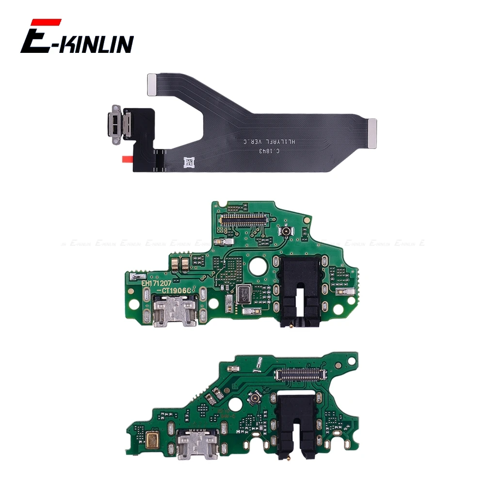 

100% New Charger USB Dock Charging Dock Port Board Mic Microphone Flex Cable For HuaWei Mate 20 10 9 Pro Lite P Smart Plus 2019