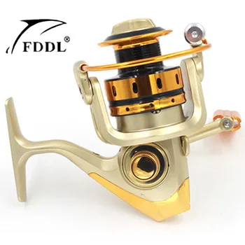 

New Big Promotion spinning fishing reel FDDL MR500-5000 Series Aluminum Spool 10BB carretilha para pesca fishing wheel