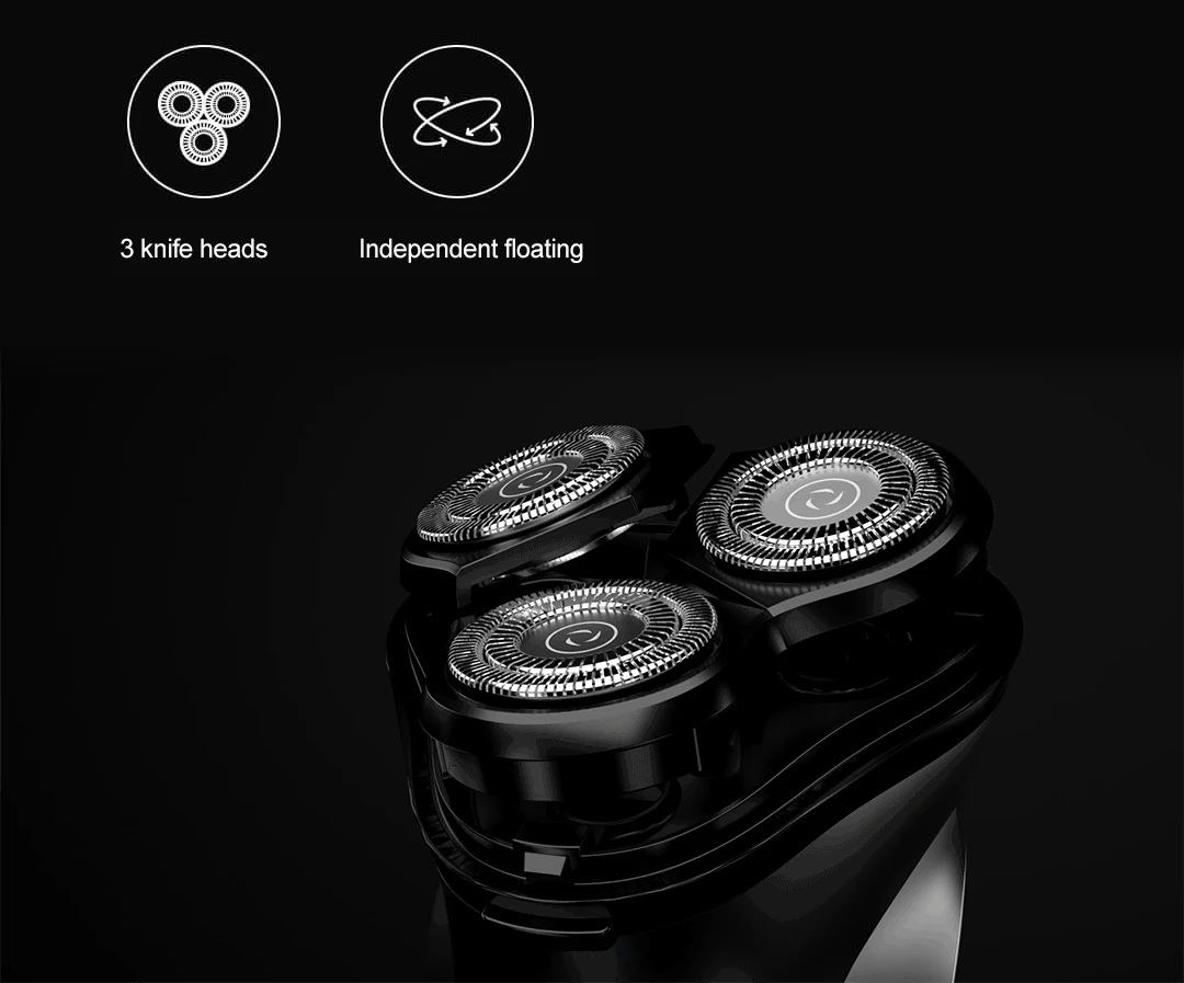 Xiaomi Новинка Enchen BlackStone 3D электробритва Мужская моющаяся перезаряжаемая машинка для бритья бороды type-C