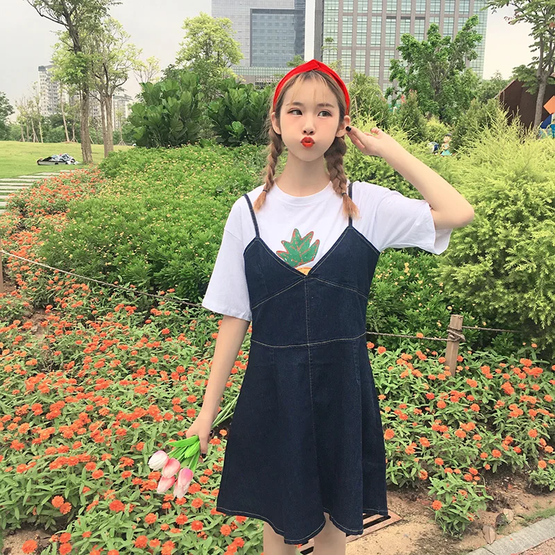 denim dress