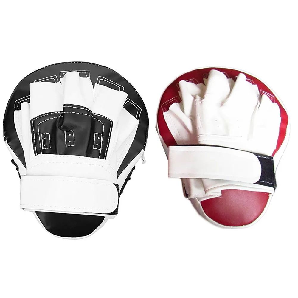 

1PC Boxing Gloves Pads Boxing Kickboxing MMA Cardio Workout Training PU Boxing Mitt Separate Finger Foam Boxer Hand Target Pad