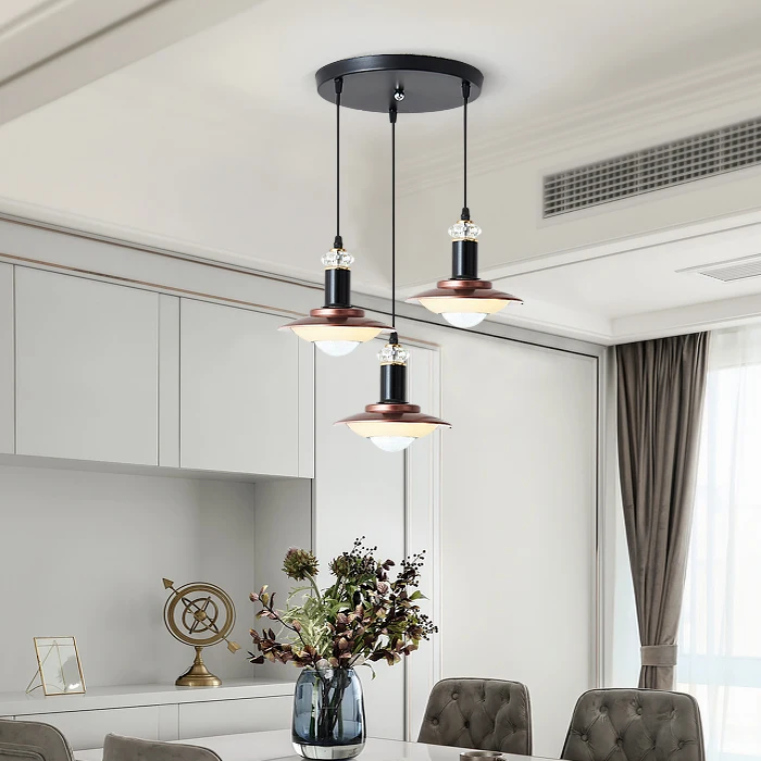 Modern Milan style Dining room pendant lamp Bar hanging led light bedroom Kitchen Lighting fixture 220V |