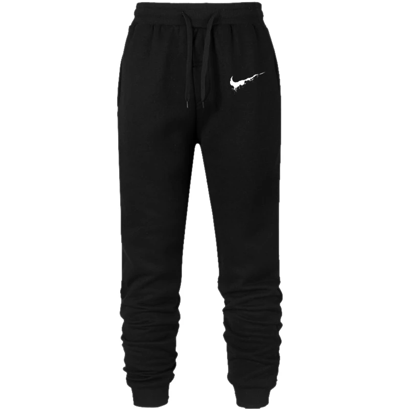 

Spring/fall 2019 printed wool track pants women's casual track pants printed band logo track pants XXXL