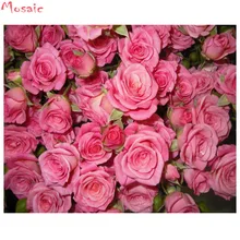 Цветок, сделай сам, 5d, алмазная живопись, наборы для вышивания крестиком, алмазная вышивка, рождественский подарок, Алмазная мозаика, рукоделие, домашний декор, на заказ diy